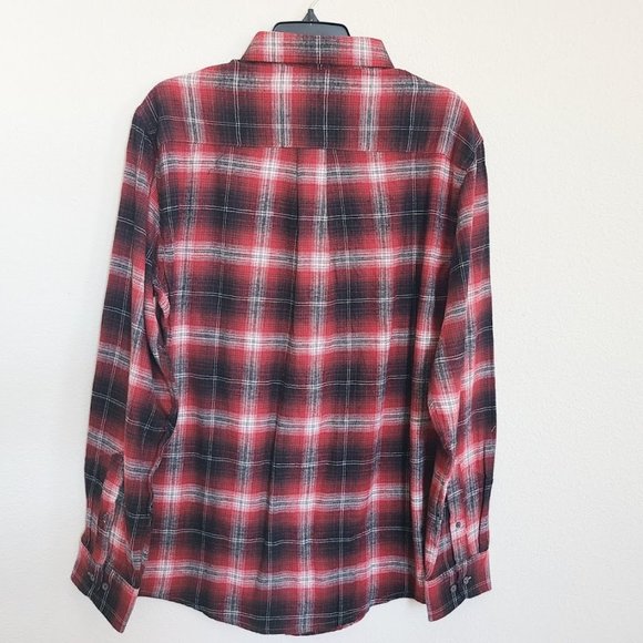 Men's Croft & Barrow Long Sleeve Flannel Shirt - Picture 2 of 5